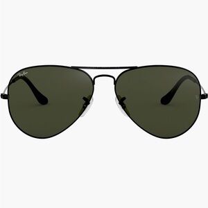 Ray-Ban black Aviator Sunglasses
